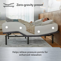 Beautyrest Baselogic Silver Adjustable Base - Mattress on Demand