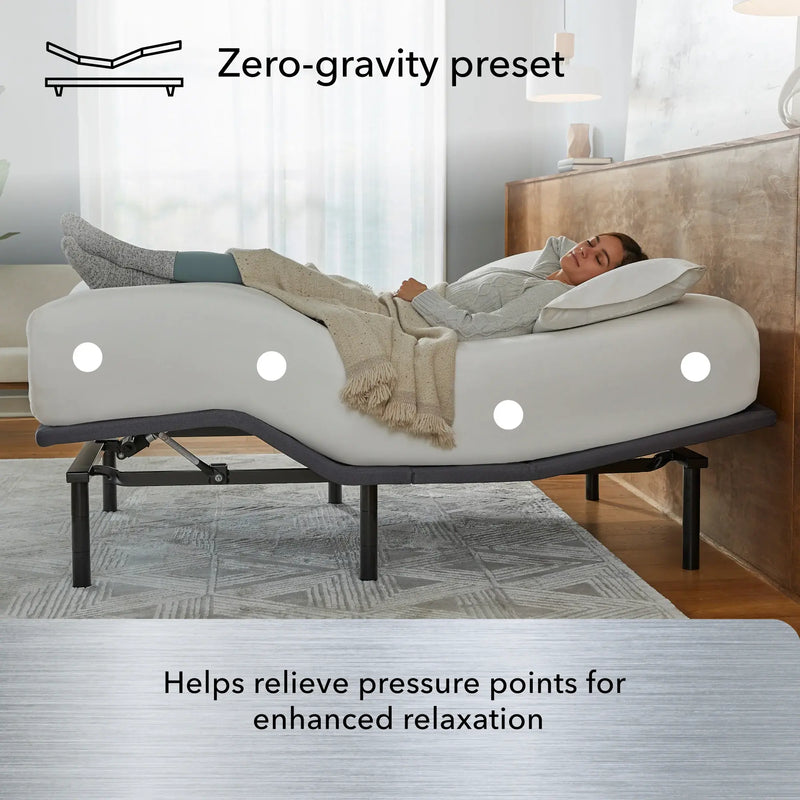 Beautyrest Baselogic Silver Adjustable Base - Mattress on Demand