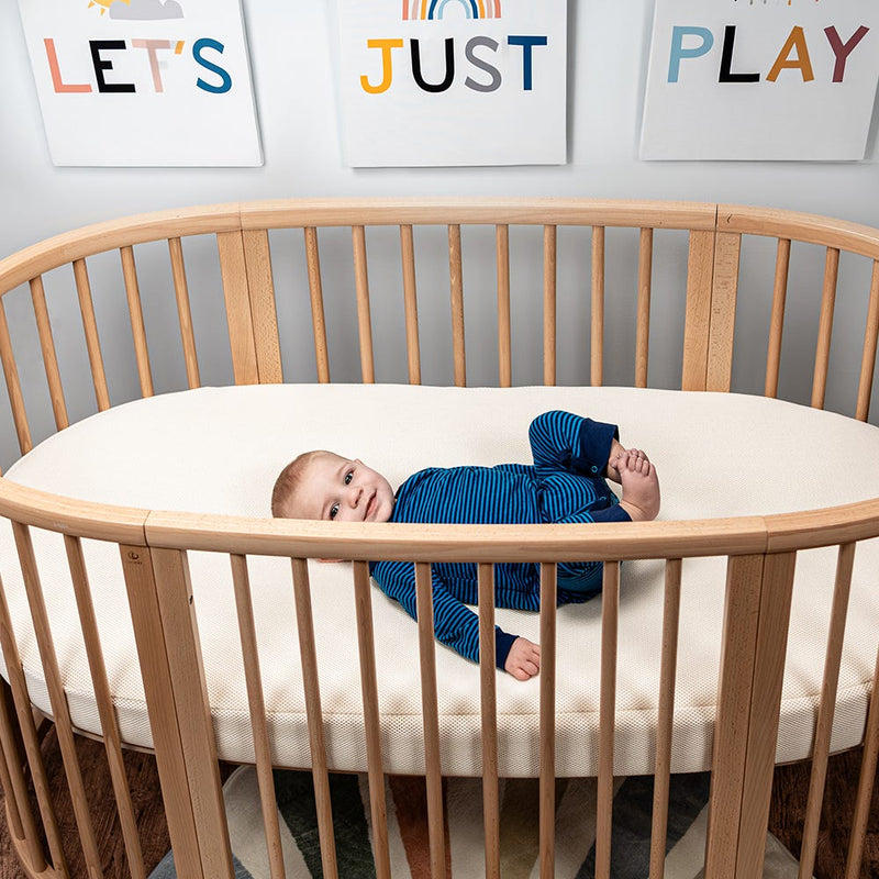Naturepedic Organic Breathable Oval Crib Mattress product image