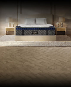Puffy Royal Hybrid Mattress front bedroom view