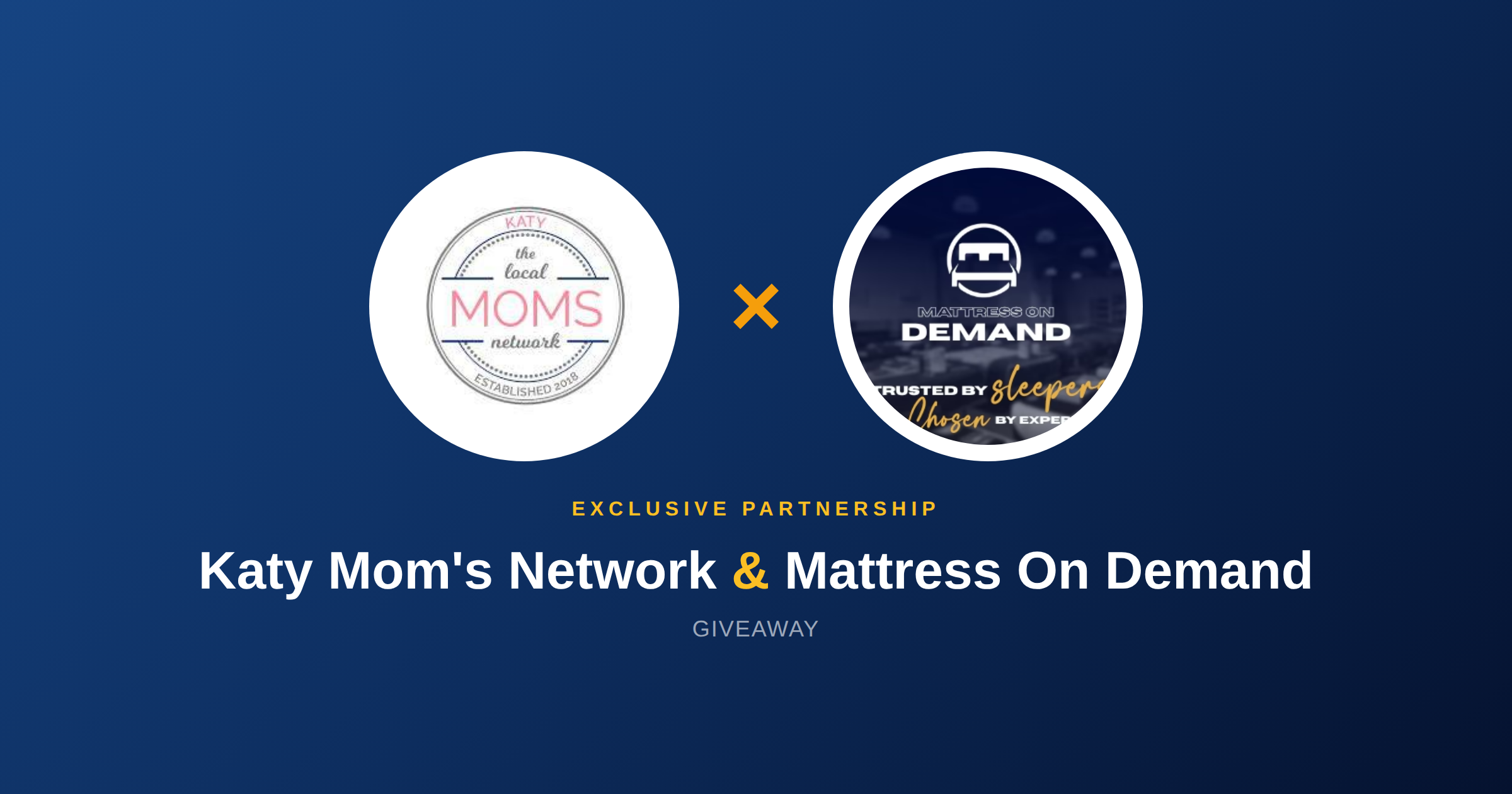 Katy Moms Network and Mattress On Demand exclusive partnership