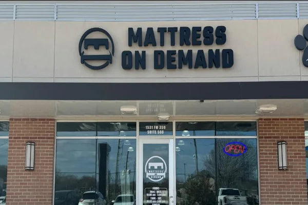 Mattress On Demand Richmond showroom storefront