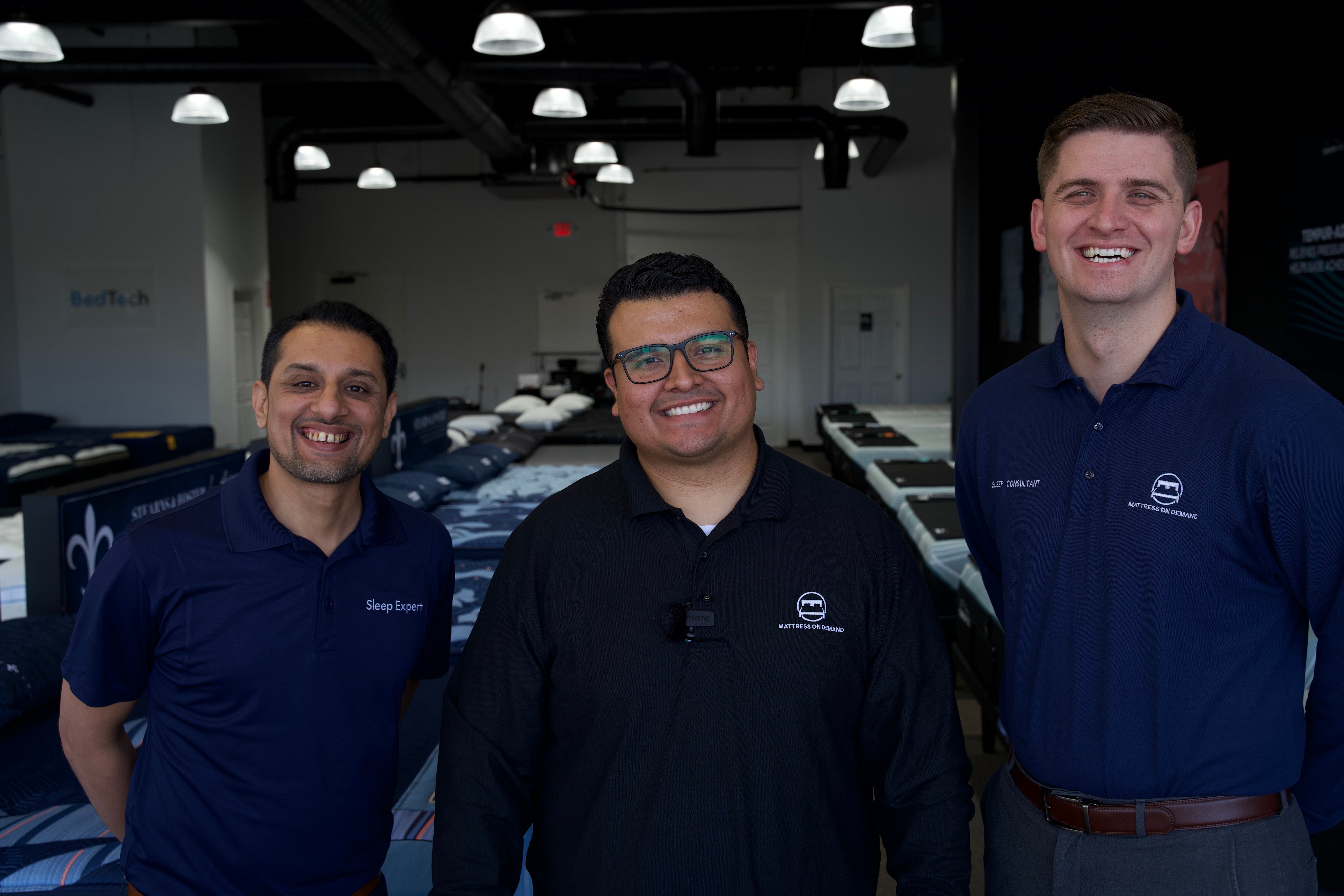 Mattress On Demand team and showroom experience